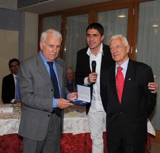 Il Presidente con Moreno Morello e Francesco Francescon